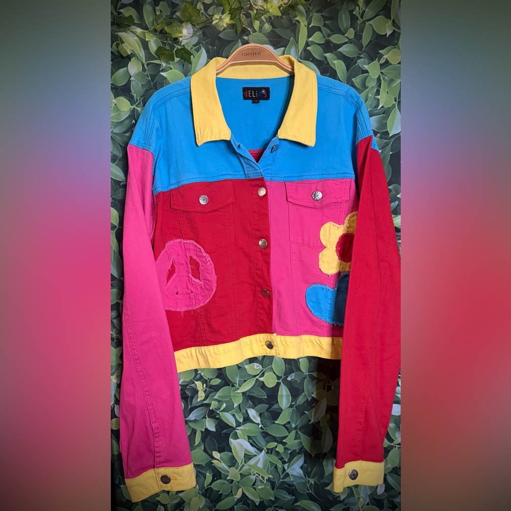 Dolls kill Color block jacket